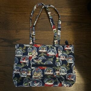 Vera Bradley Navy and Multicolor Tote